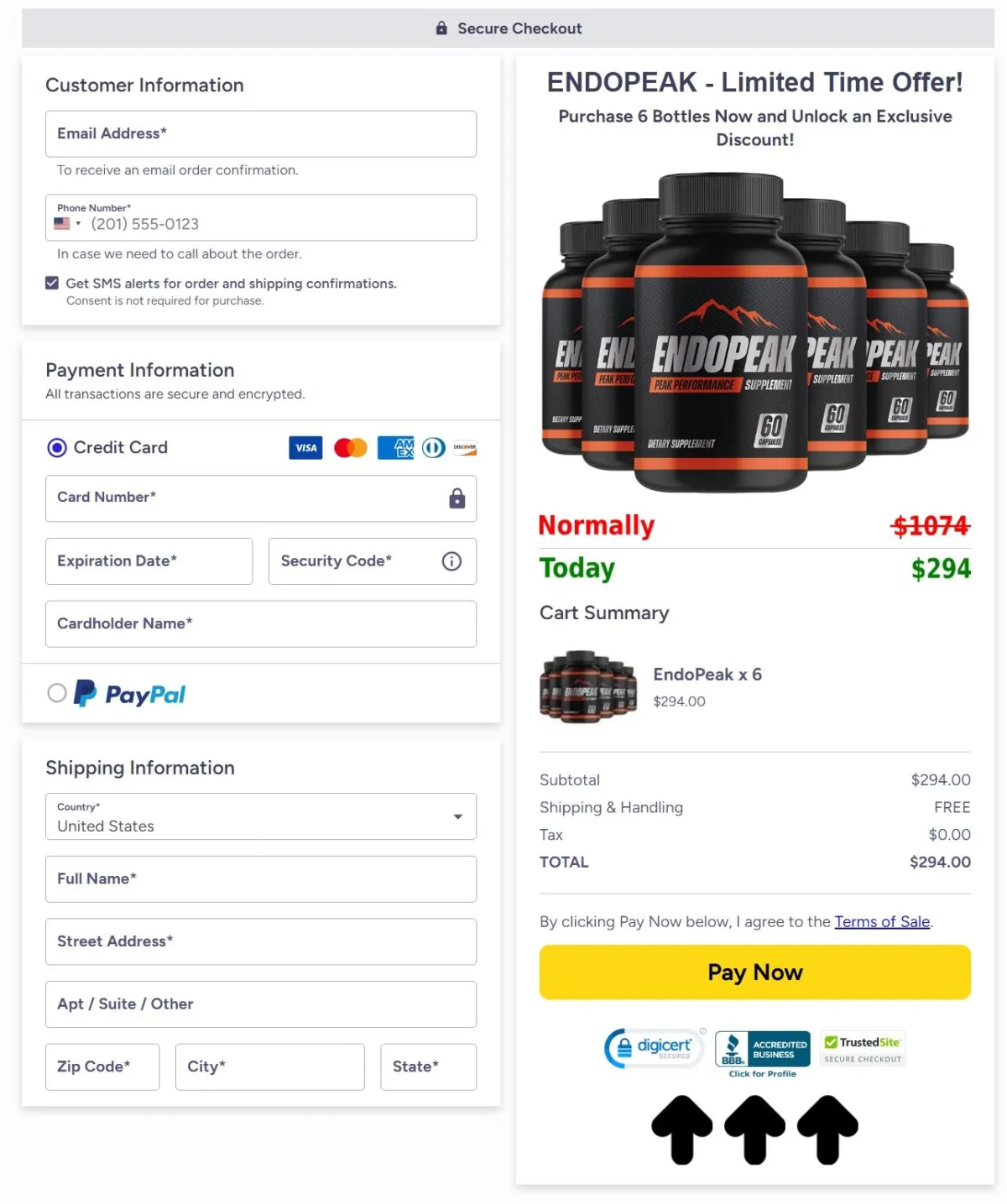 Viromax Ultra  Order Form